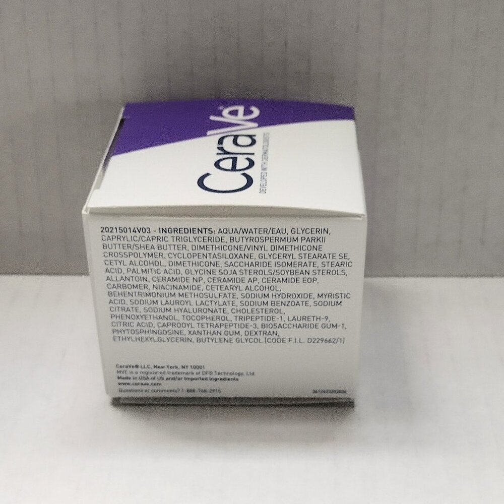 Cerave Skin Renewing NIGHT CREAM PEPTIDE COMPLEX Hyaluronic Acid ~ 1.7 oz - NEW - Picture 2 of 8